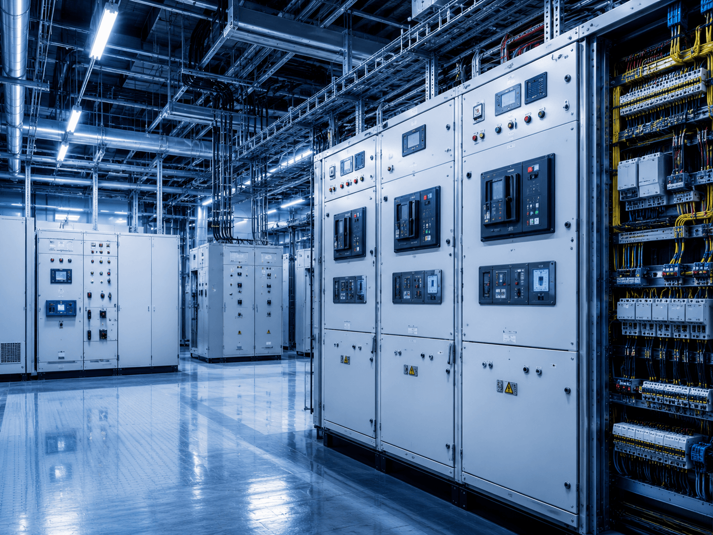 Industrial electrical distribution and control systems