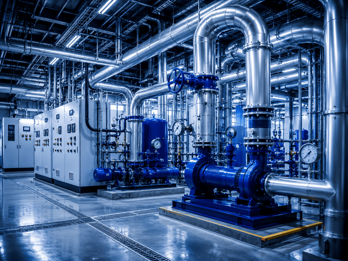 Integrated mechanical electrical and plumbing plant
